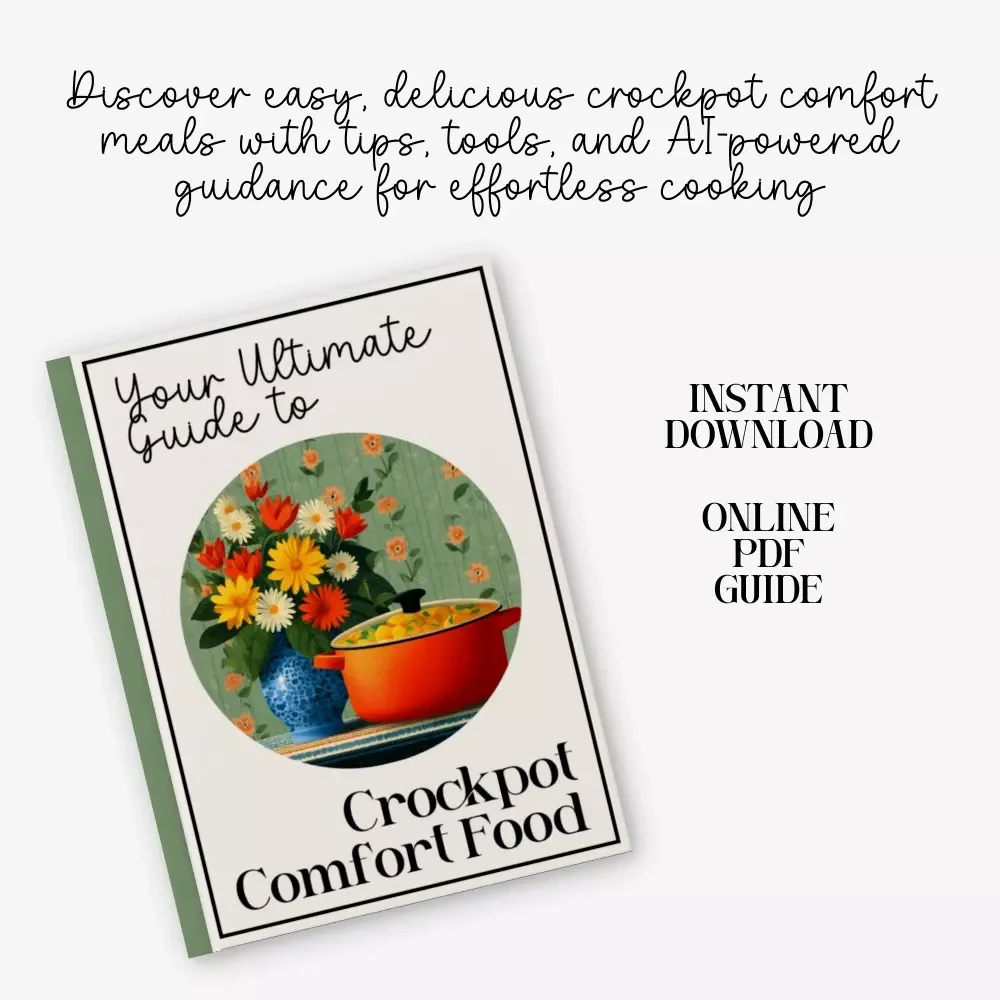 Your Ultimate Guide to Crockpot Comfort Food | Slow Cooker eBook for Beginners & Food Lovers | Cozy crockpot comfort food recipes Digital Download