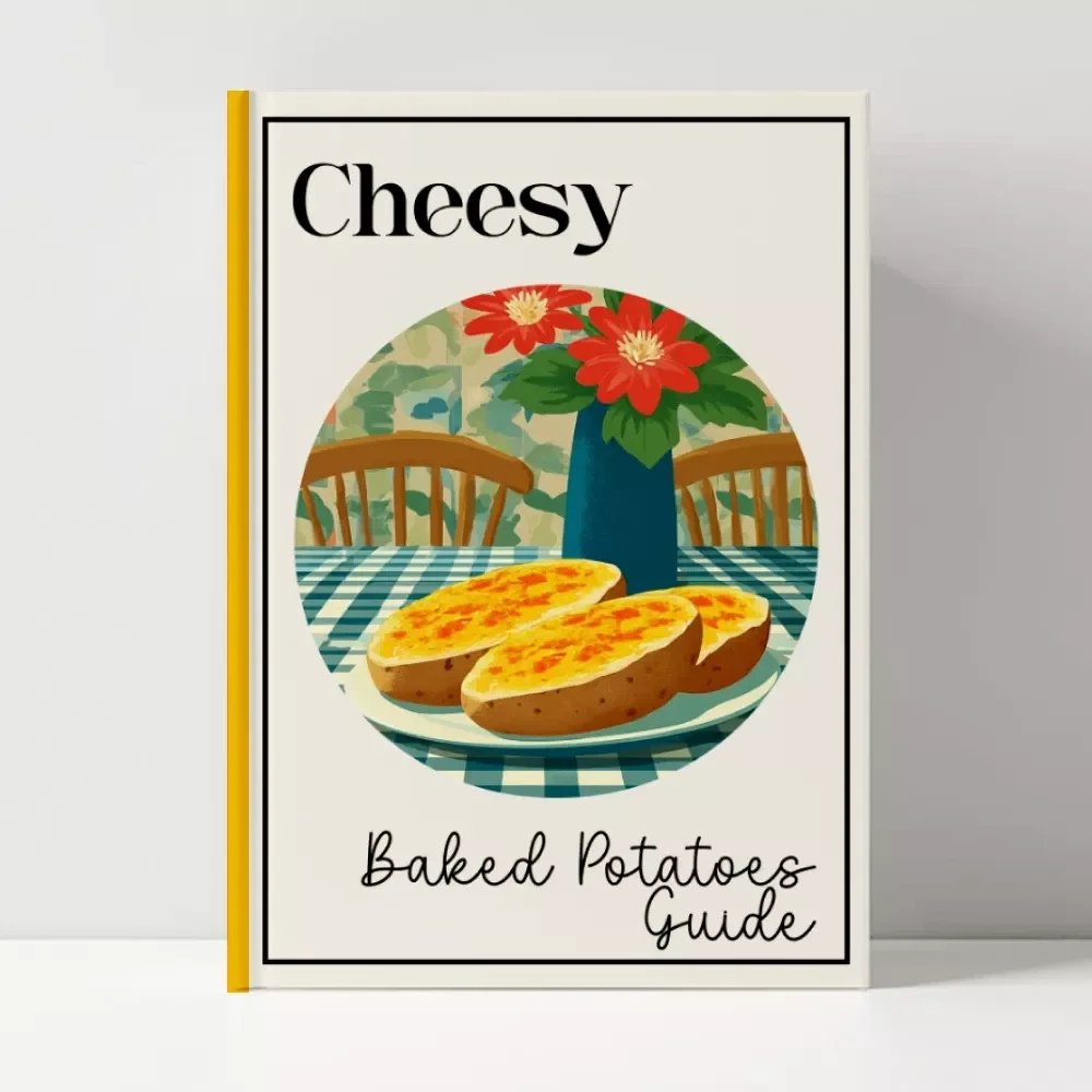 Cheesy Baked Potatoes Guide | Ultimate Cheesy Baked Potatoes Recipe eBook for Perfect Crispy-Skin, Fluffy-Inside Potatoes (Digital Download)