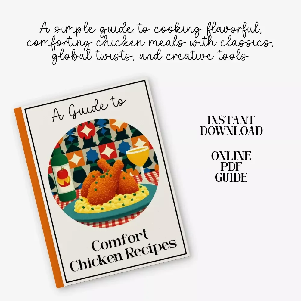 A Guide to Comfort Chicken Recipes | Cozy Digital Cookbook for Home Cooks | Easy Comfort Chicken Recipes eBook for Delicious Everyday Meals
