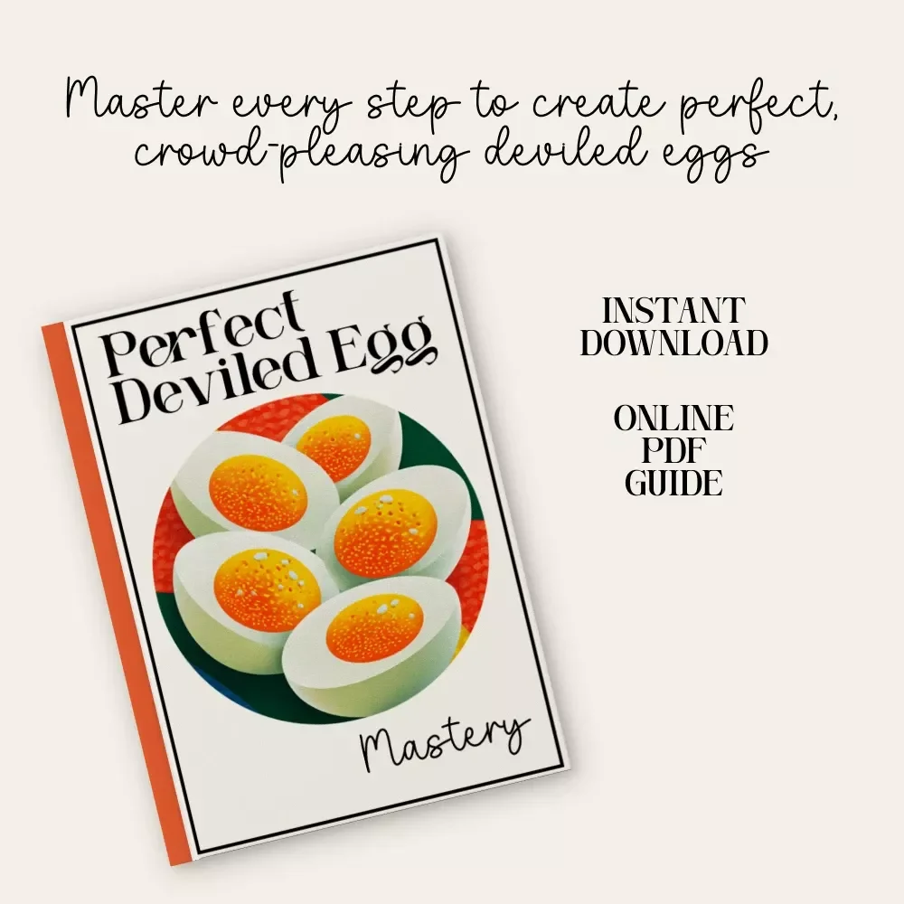 Perfect Deviled Egg Mastery – Ultimate Deviled Egg Guide, eBook & Recipe Checklist for Home Cooks | Party Appetizer How-To | Instant Digital Download