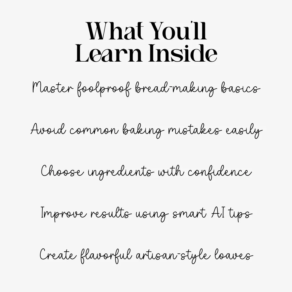 The Joy of Homemade Bread: From Flour to Fresh Loaf – Ultimate Beginner-Friendly Guide for Home Bakers | Learn how to make homemade bread with Easy Steps, AI Tips, and Delicious Recipes