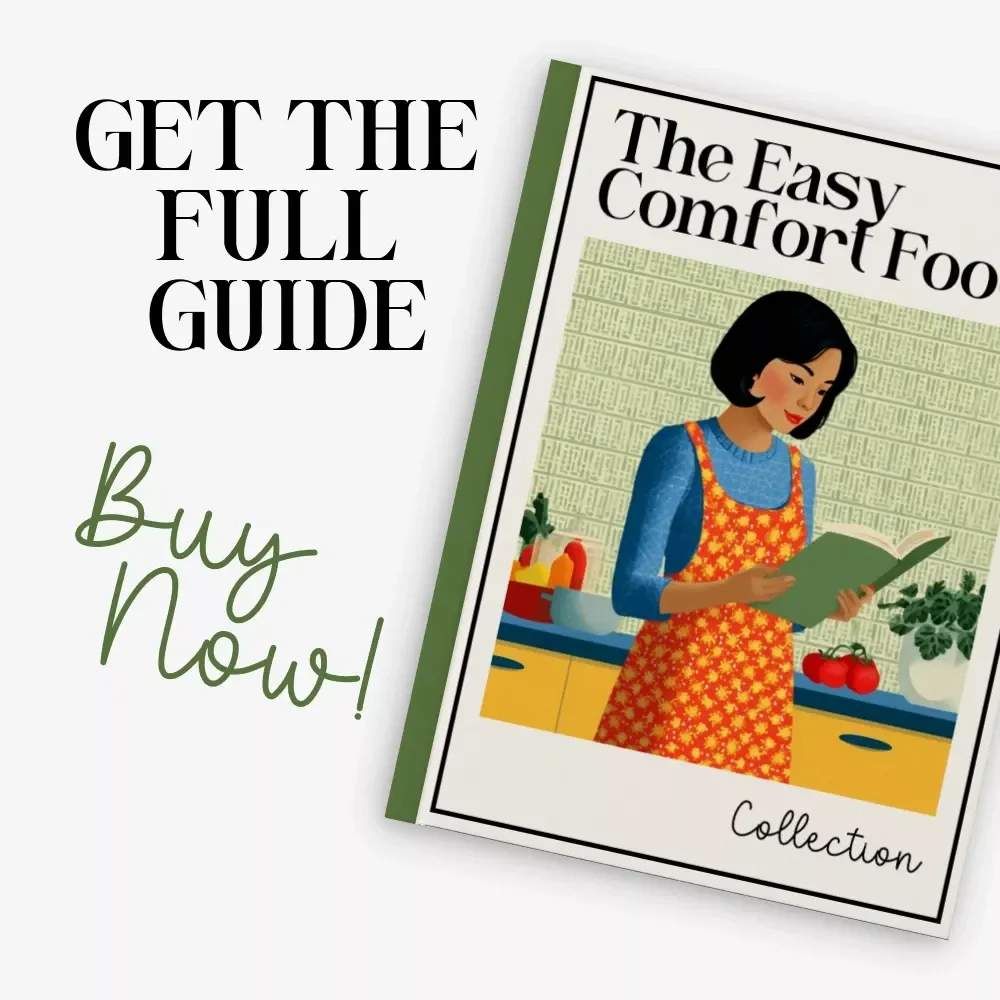 The Easy Comfort Food Collection | Printable comfort food recipe book Ebook | Cozy Digital Cookbook for Home Cooks