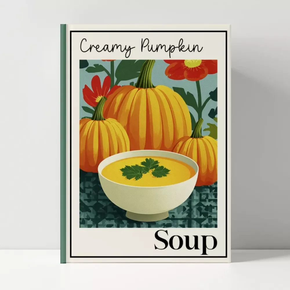 Creamy Pumpkin Soup | How to Make Creamy Pumpkin Soup Digital Guide | Cozy Fall Recipe eBook for Easy Homemade Comfort Food