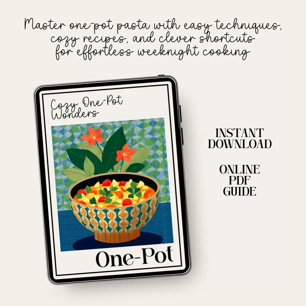Cozy One-Pot Wonders | One-Pot Pasta Meals eBook | Comfort-Food Recipes & Quick Weeknight Cooking Guide