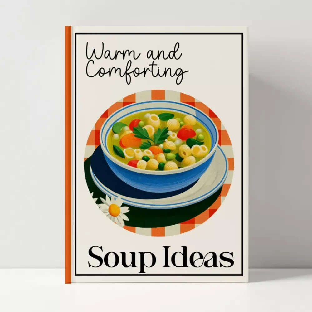 Warm and Comforting Soup Ideas Guide | Cozy Digital Recipe Book | comforting soup recipes Inspiration | Easy Weeknight Soups eBook | Instant Download