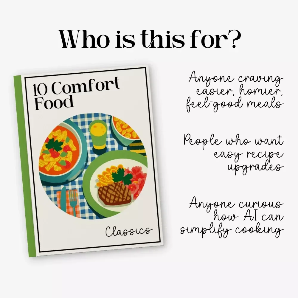 10 Comfort Food Classics | Cozy Kitchen Ebook for Home Cooks | Digital Download with the 10 best comfort food recipes | Comfort Food Guide & Pantry Prep Tips