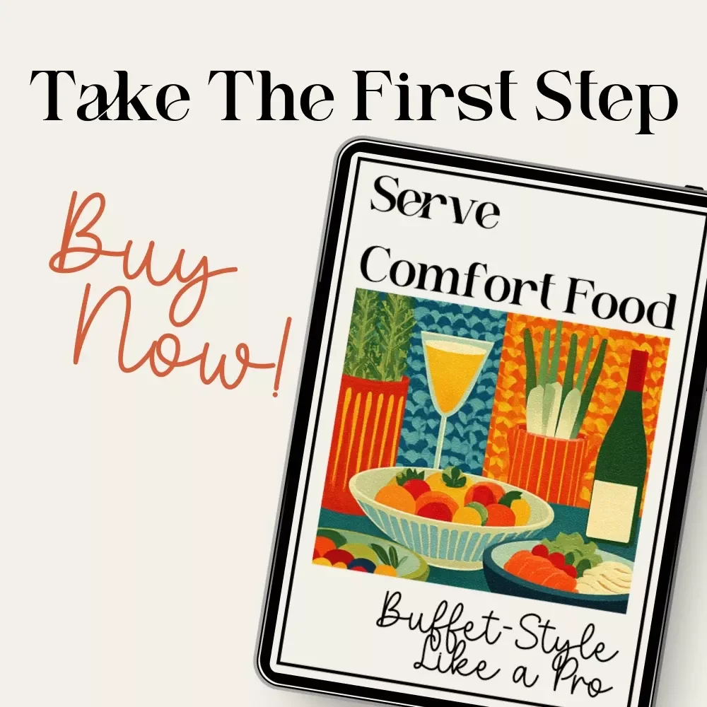 Serve Comfort Food Buffet-Style Like a Pro | Printable Checklist for Easy Hosting, Party Planning, & Tips for Serving Comfort Food Buffet Style