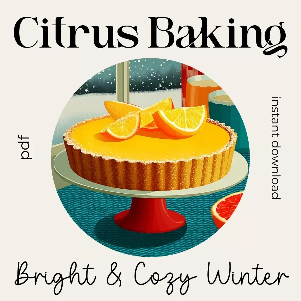 Bright & Cozy Winter Citrus Baking Checklist | Printable Baking Guide for Seasonal Desserts | what to bake with winter citrus Inspiration