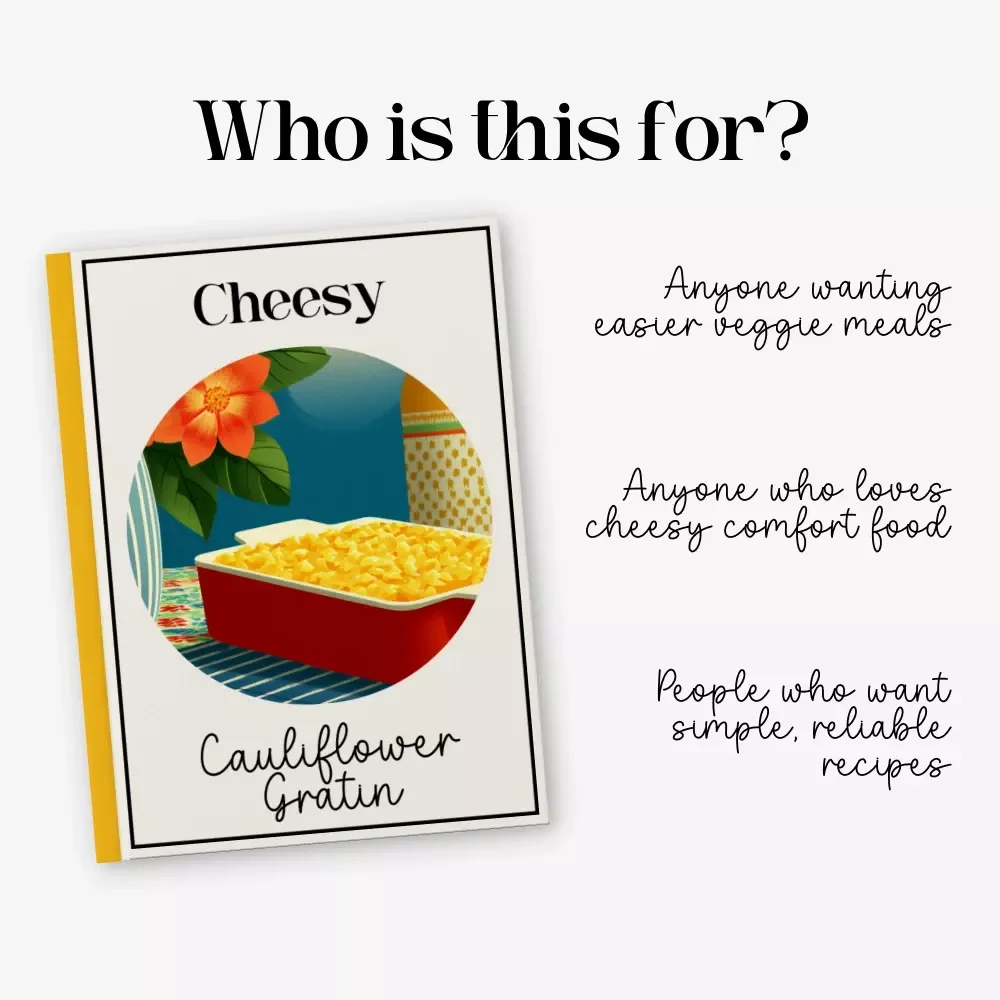 Cheesy Cauliflower Gratin Guide | Digital Download for Home Cooks | Learn how to make cheesy cauliflower gratin with Easy Steps, Tips, and Recipes