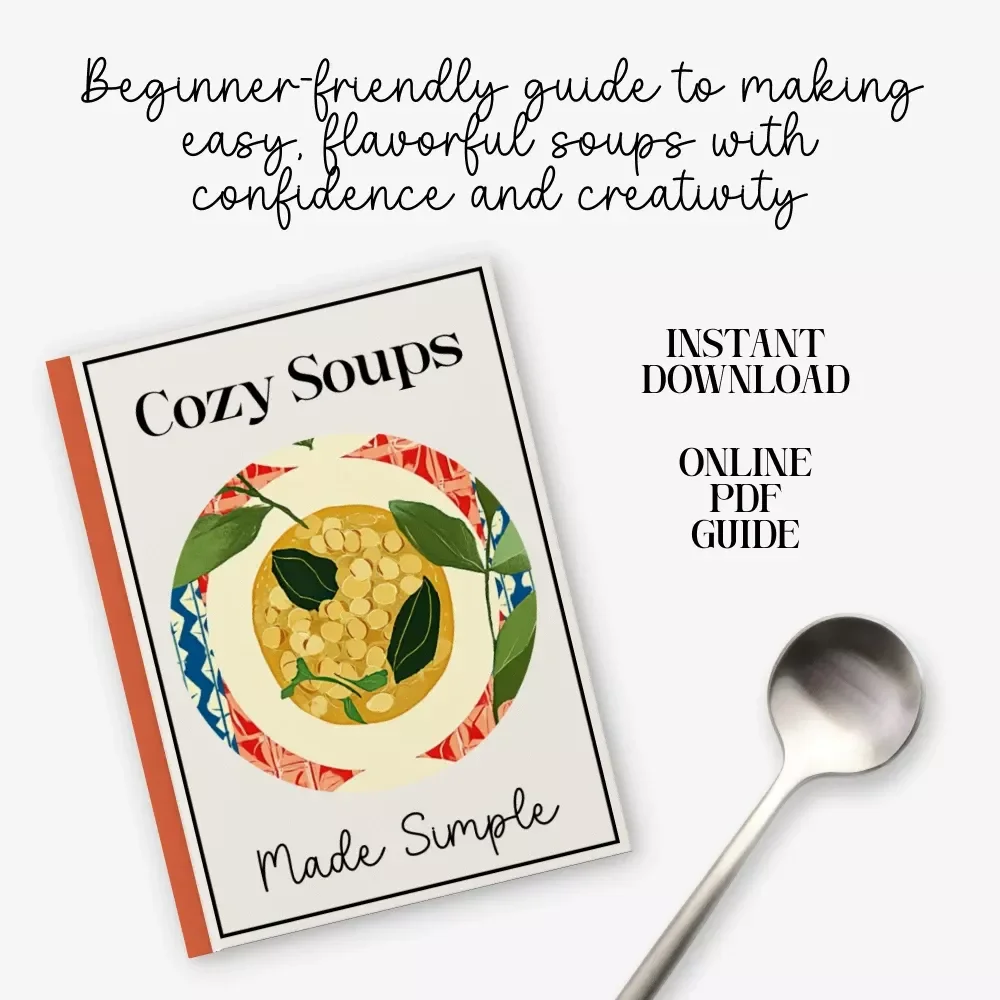 Cozy Soups Made Simple | Easy Soup Recipes for Beginners | Printable eBook Guide for Quick, Comforting Meals