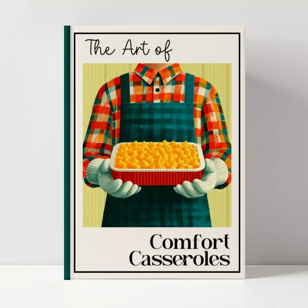 The Art of Comfort Casseroles | Cozy Recipe eBook for Home Cooks | Printable Comfort Casserole Recipes Guide, Meal Prep Inspiration & Beginner-Friendly Cooking Tips