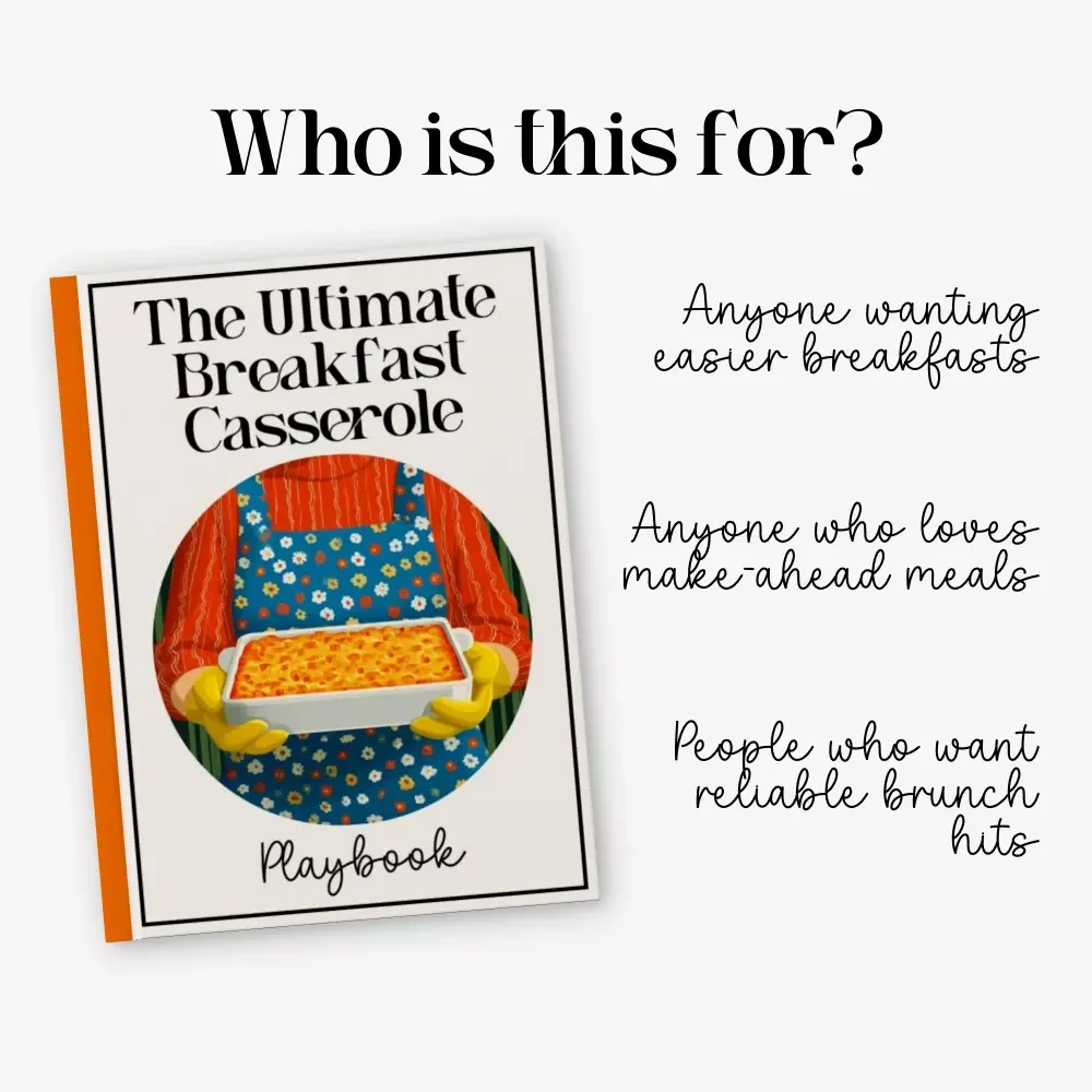 The Ultimate Breakfast Casserole Playbook | Breakfast Casserole Recipes eBook | Make-Ahead Brunch Cookbook | Digital Download for Easy Morning Meals