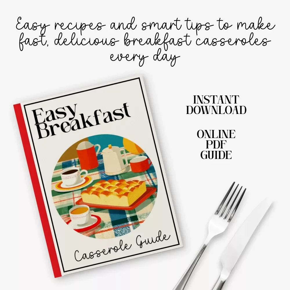 Easy Breakfast Casserole Guide | Easy Breakfast Casserole Recipe Digital Download | Morning Meal Prep Cookbook Style PDF | Simple Make-Ahead Breakfast Guide