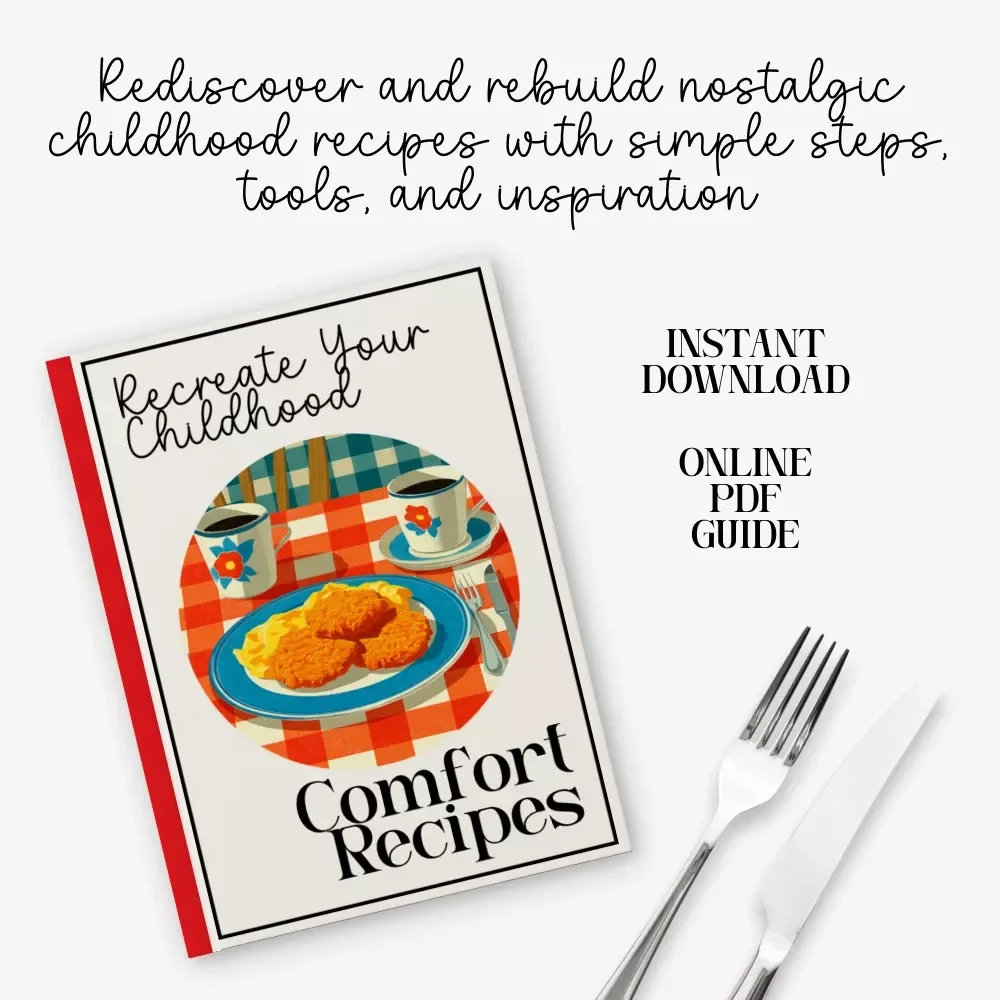 Recreate Your Childhood Comfort Recipes – Nostalgic Cooking eBook for Home Cooks | How to Recreate Childhood Comfort Recipes Guide for Memory-Inspired Meals