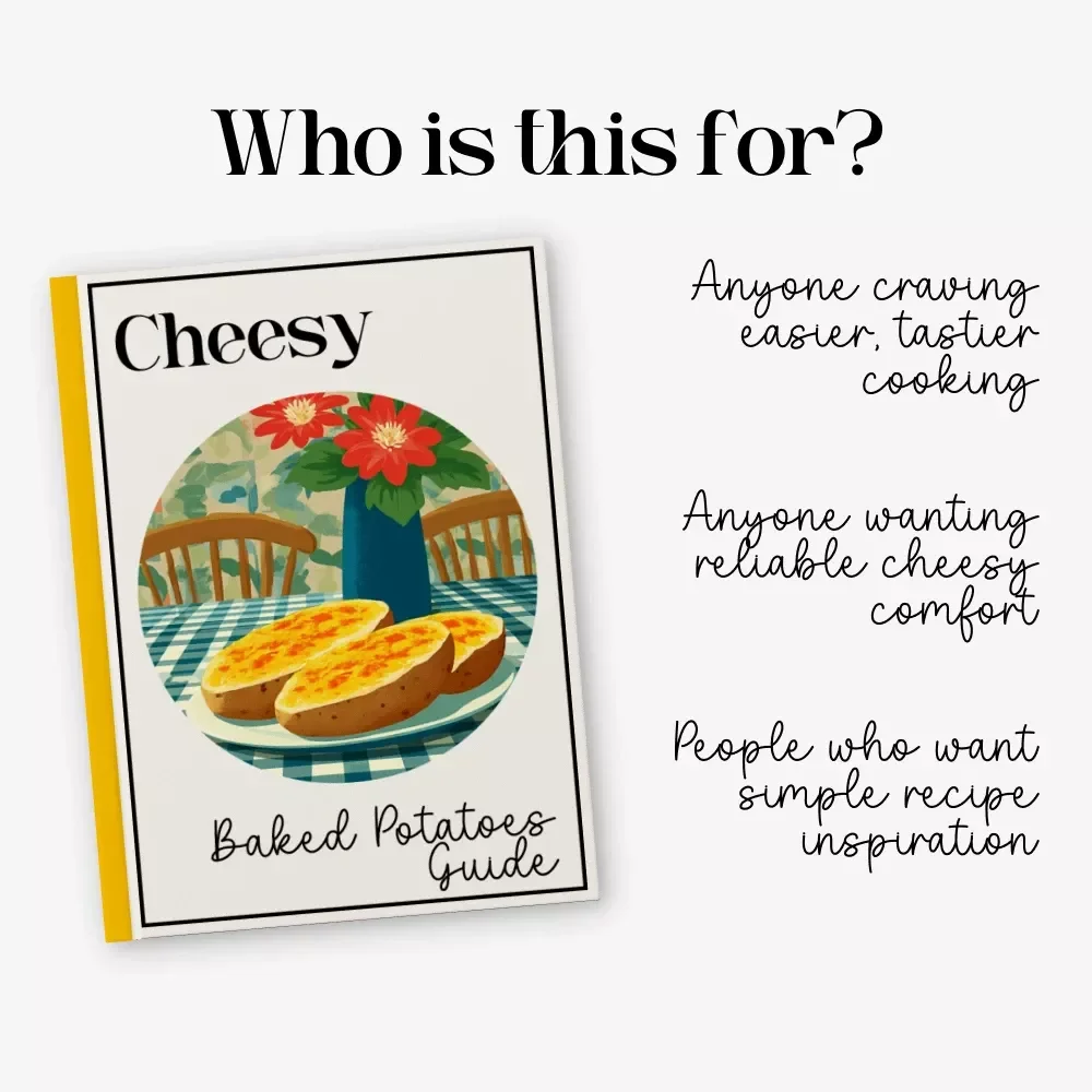 Cheesy Baked Potatoes Guide | Ultimate Cheesy Baked Potatoes Recipe eBook for Perfect Crispy-Skin, Fluffy-Inside Potatoes (Digital Download)