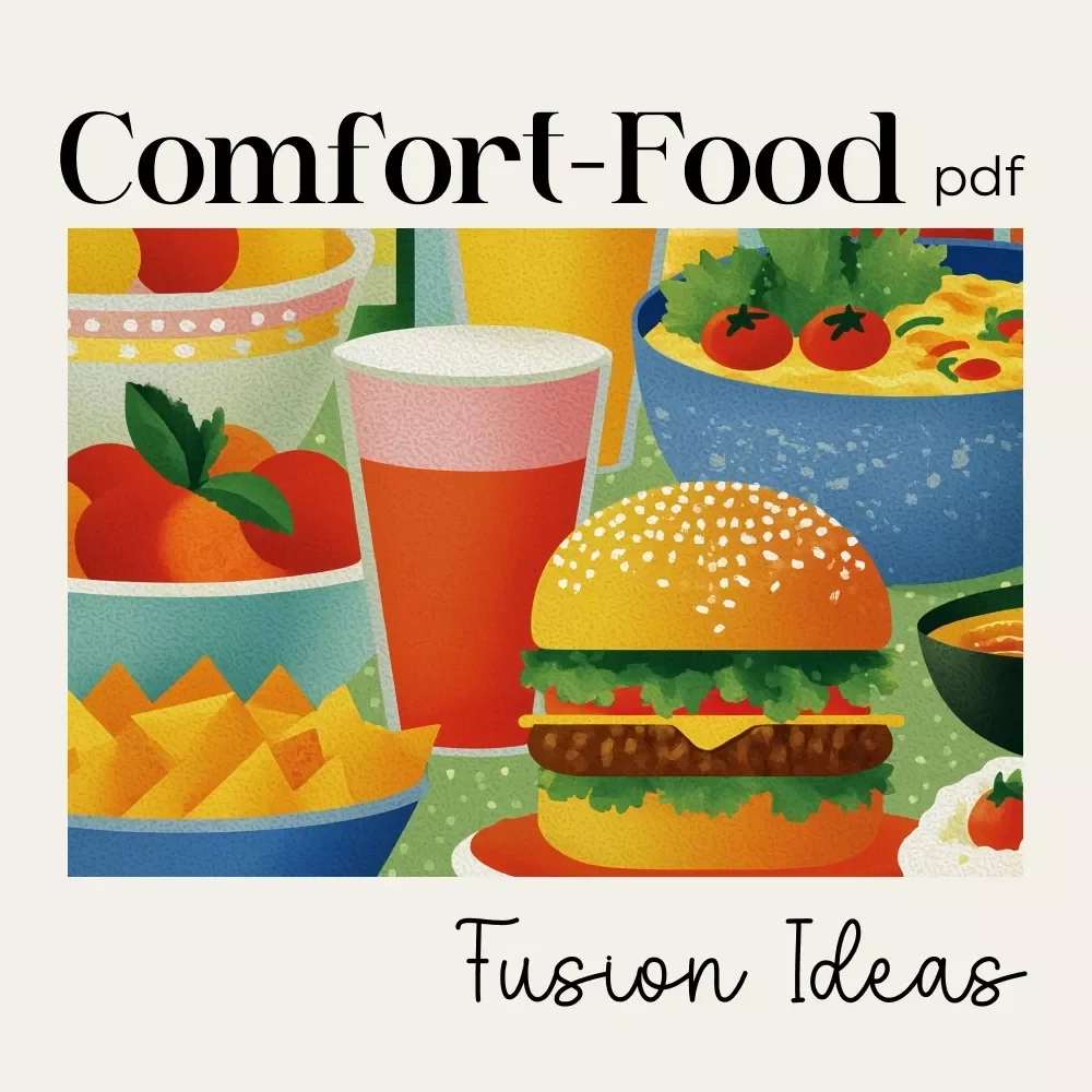 Cozy International Comfort-Food Fusion Checklist | cozy international comfort food fusion ideas | Printable Cooking Inspiration Guide for Creative Home Chefs