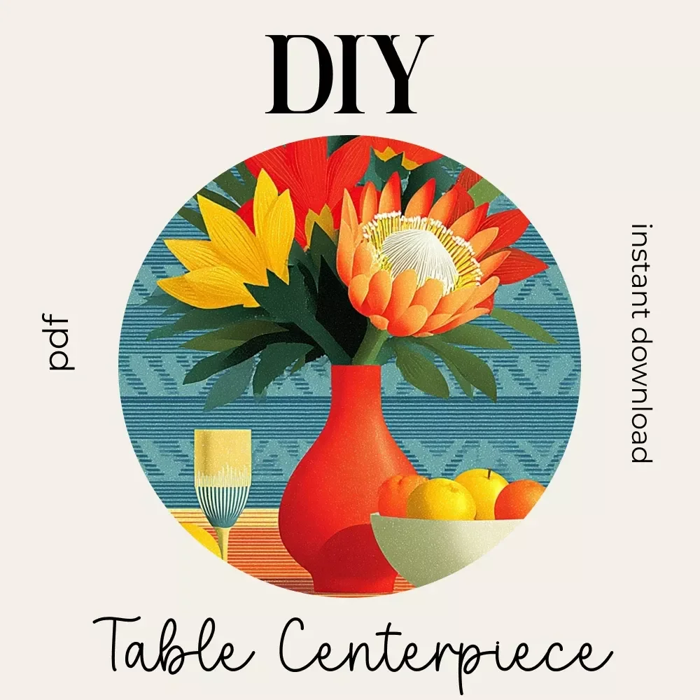 DIY Table Centerpiece Checklist | Printable Checklist for DIY table centrepieces on a budget | Easy Home Decor Guide for Stunning Table Displays