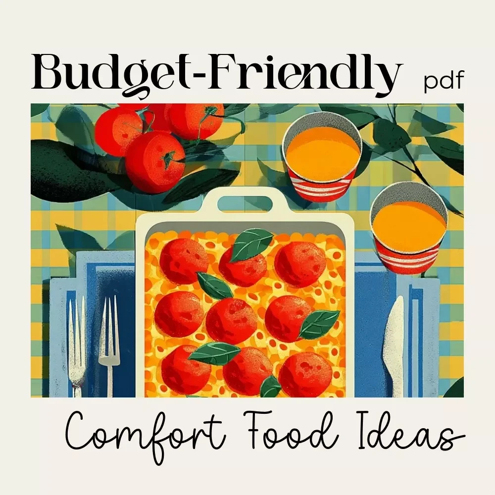 Asking AI About Budget-Friendly Comfort Food Ideas | Printable Checklist for How to Ask AI for Budget-Friendly Comfort Food Ideas | Digital Meal Inspiration Guide