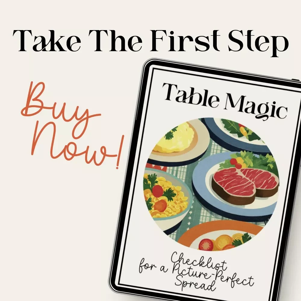 Table Magic: Checklist for a Picture-Perfect Spread | Elegant Entertaining Made Easy | Essential Tips for Setting a Dinner Table | Instant Digital Download