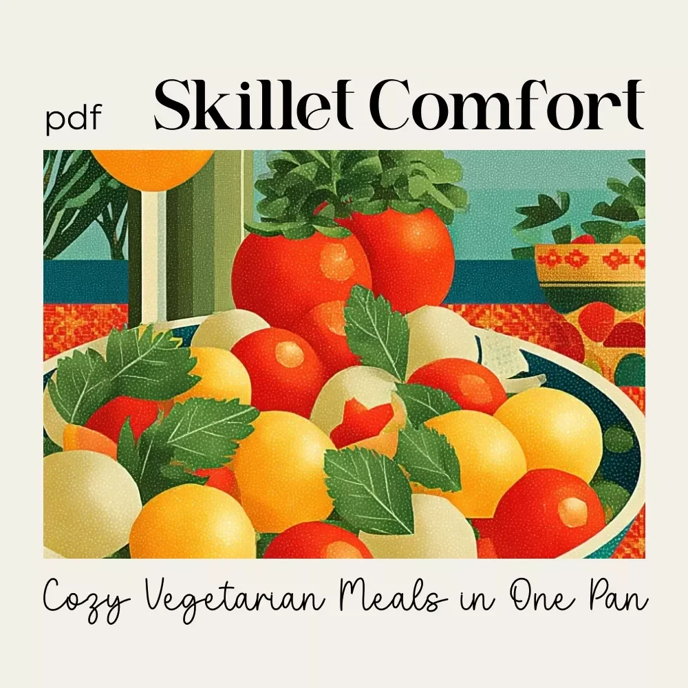 Skillet Comfort: Cozy Vegetarian Meals in One Pan | Cozy Vegetarian Skillet Meals Guide | Digital Download for Easy One-Pan Cooking