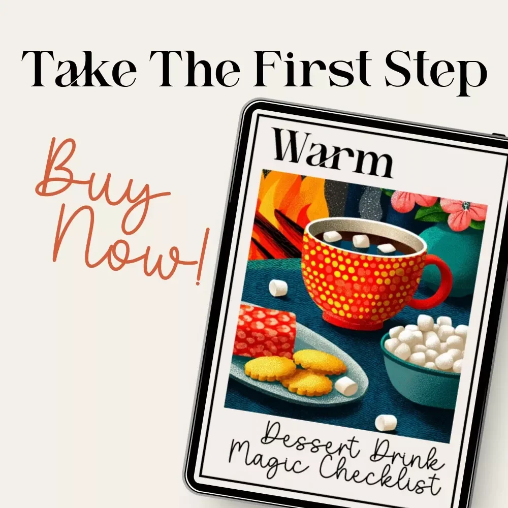 Warm Dessert Drink Magic Checklist | Cozy Drink Guide for Beginners | How to Make Warm Dessert Drinks | Digital Download