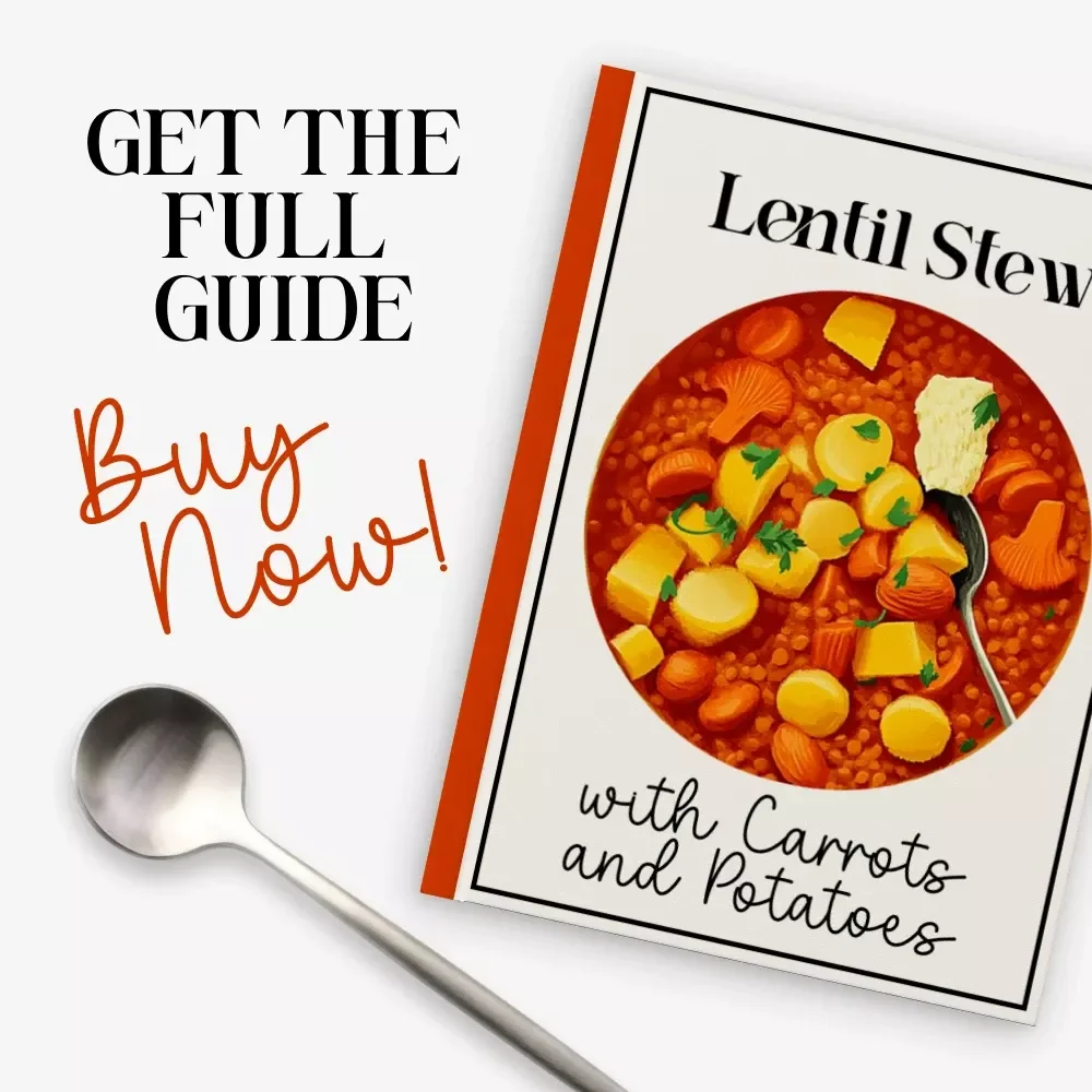 Lentil Stew with Carrots and Potatoes | Digital Cooking Guide for Easy Home Meals | Printable eBook Featuring lentil stew with carrots and potatoes recipe