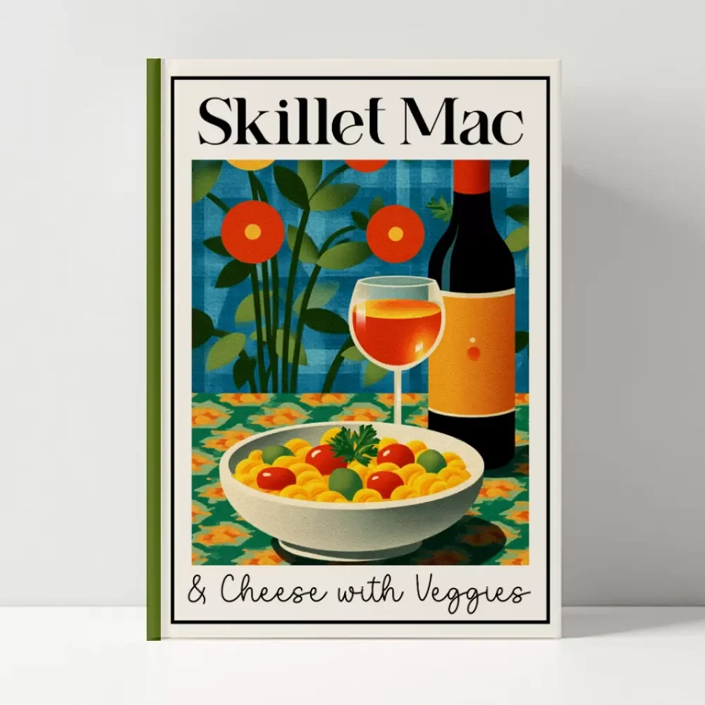 Skillet Mac & Cheese with Veggies Guide – Family-Friendly One-Pan Recipe eBook, Weeknight Cooking Digital Download, skillet mac and cheese with veggies recipe Edition