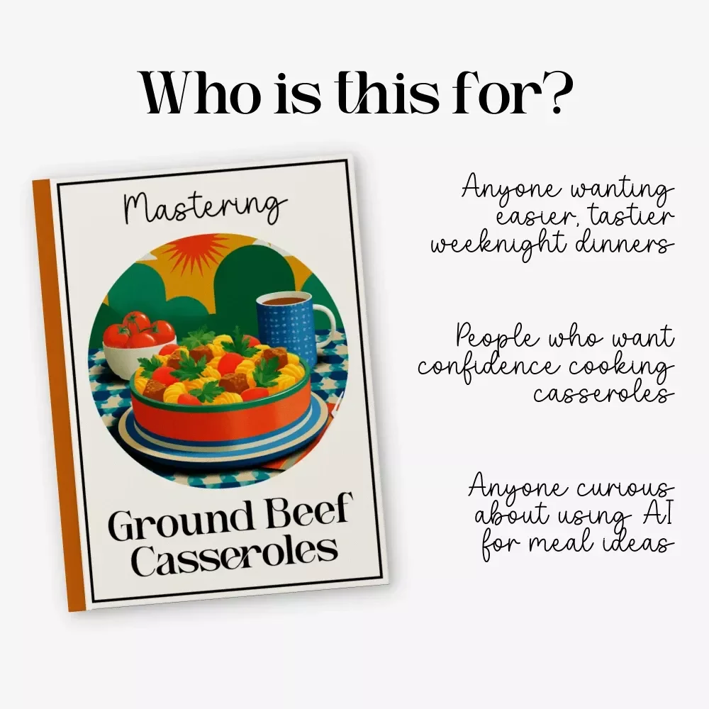 Mastering Ground Beef Casseroles | Ultimate ground beef casserole recipes eBook | Digital Cookbook, Weeknight Meal Guide, Flavor Tips & AI Cooking Inspiration