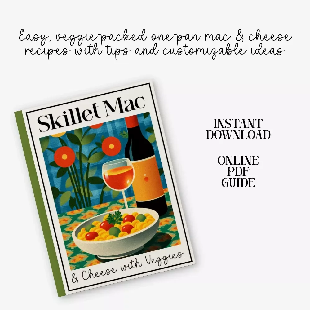Skillet Mac & Cheese with Veggies Guide – Family-Friendly One-Pan Recipe eBook, Weeknight Cooking Digital Download, skillet mac and cheese with veggies recipe Edition