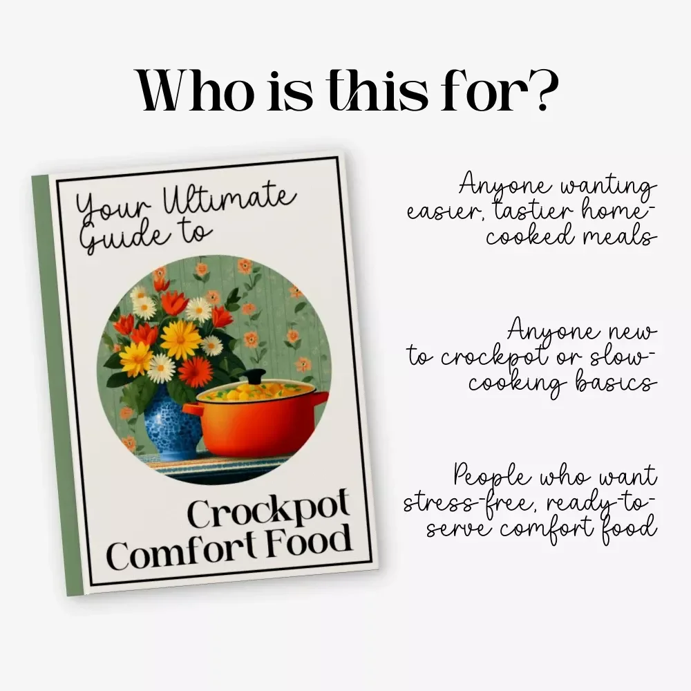 Your Ultimate Guide to Crockpot Comfort Food | Slow Cooker eBook for Beginners & Food Lovers | Cozy crockpot comfort food recipes Digital Download