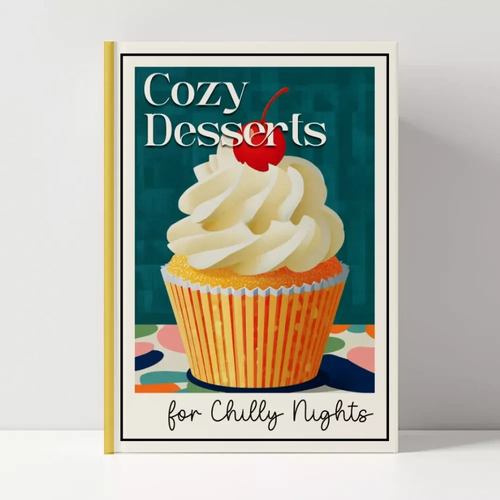 Cozy Desserts for Chilly Nights | Warm Dessert Recipe eBook | Digital Download Guide on how to make warm desserts for cozy nights | Comfort Baking Inspiration