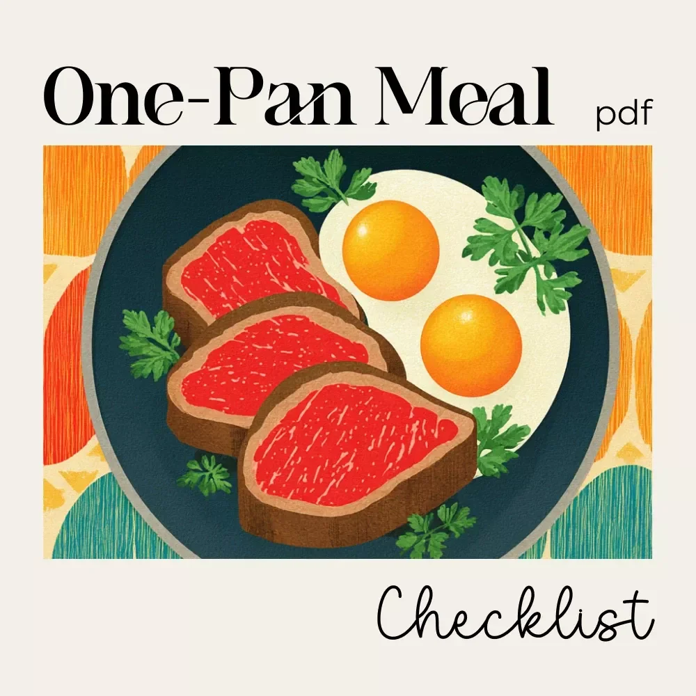 The Ultimate Protein-Packed One-Pan Meal Checklist | Easy, Healthy, and Time-Saving Digital Download for Busy Home Cooks | Protein-Packed One-Pan Meals Guide for Effortless Meal Prep