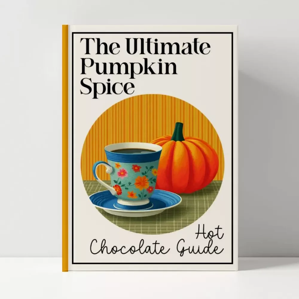 The Ultimate Pumpkin Spice Hot Chocolate Guide | Cozy Fall Recipe eBook | Printable Autumn Drink Guide | pumpkin spice hot chocolate recipe
