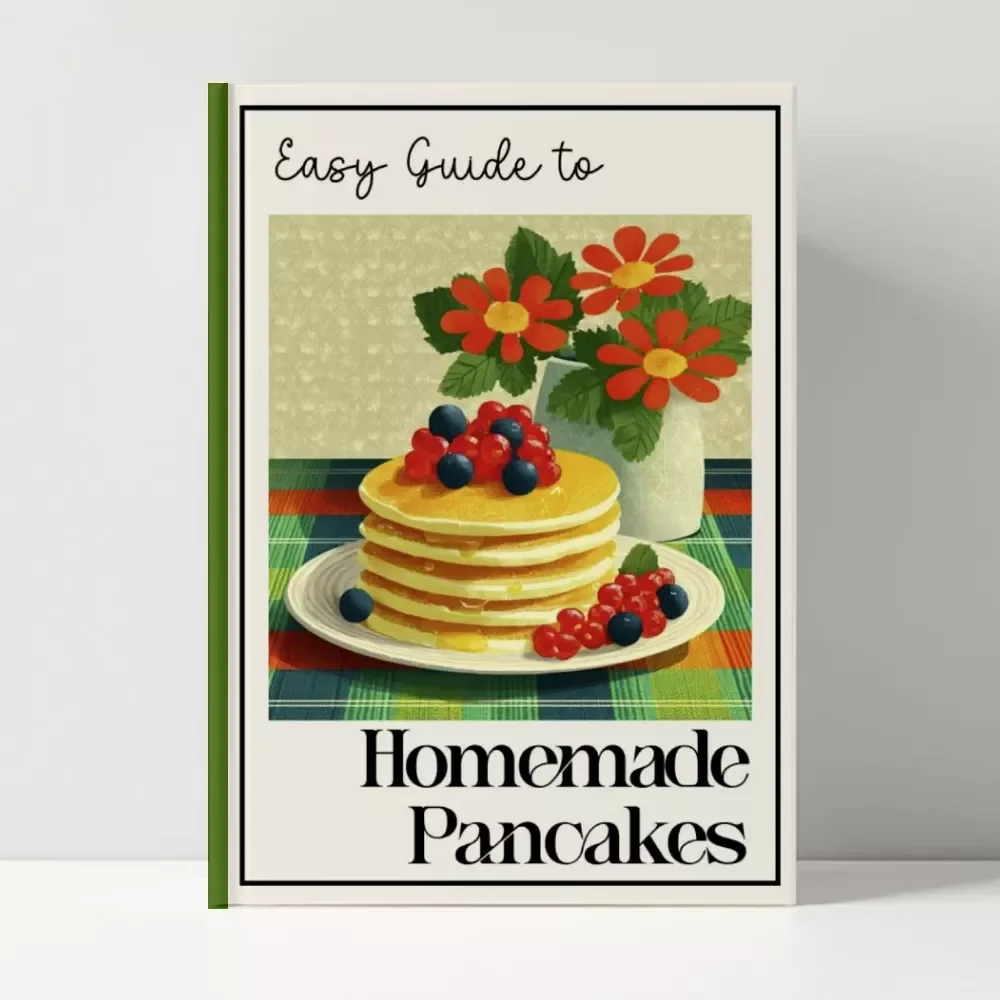 Flipping Fantastic: Easy Guide to Homemade Pancakes | Step-by-Step Digital Download with Homemade Pancakes Recipe, Creative Variations & Cooking Tips