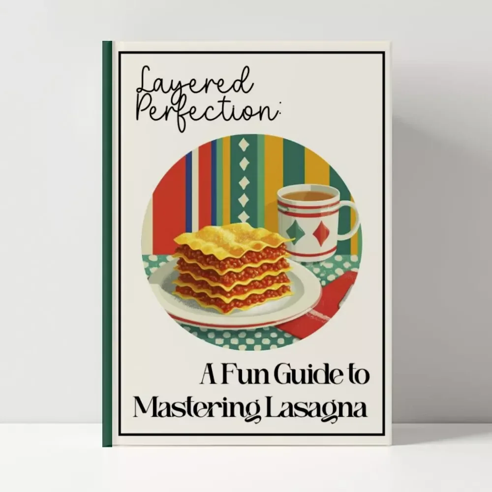 Layered Perfection: A Fun Guide to Mastering Lasagna | Step-by-Step Digital Download on How to Make Lasagna, Perfect Layers & Creative Flavor Twists