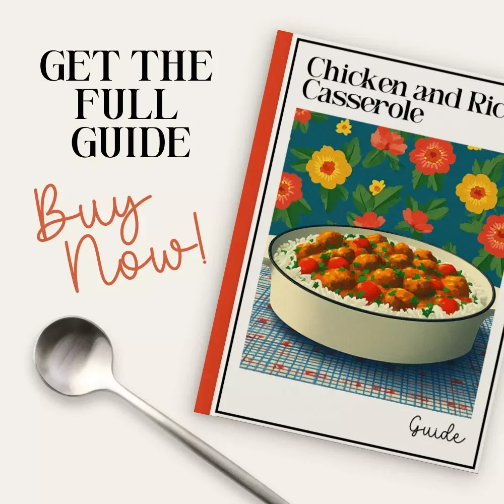 Chicken and Rice Casserole Guide – Comfort Food Recipe eBook, Beginner-Friendly Cooking Guide, Meal Prep Digital Download