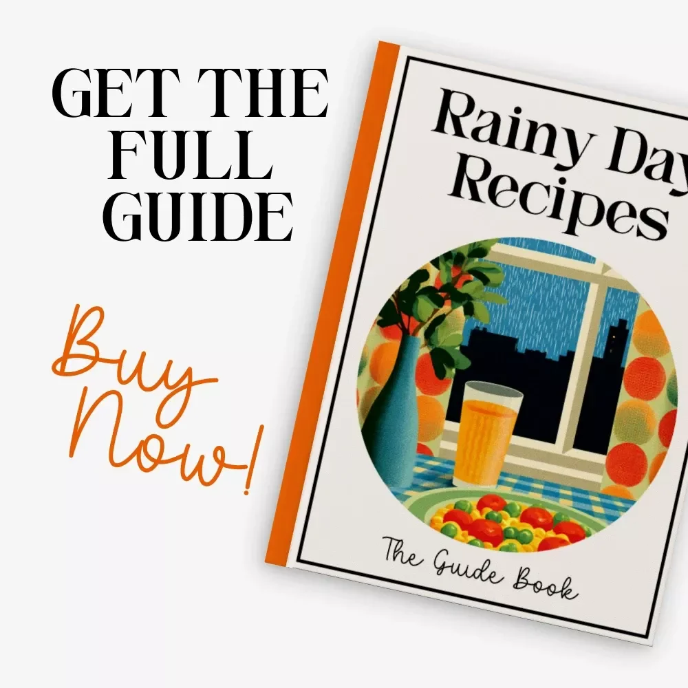 Rainy Day Recipes | Cozy Comfort Food eBook for Home Cooks | What to Cook on a Rainy Day Guide | Digital Download