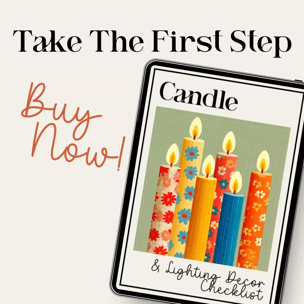 Candle & Lighting Décor Checklist | Tips for Candle and Lighting Decor, Digital Guide for Cozy, Romantic, and Magical Home Lighting