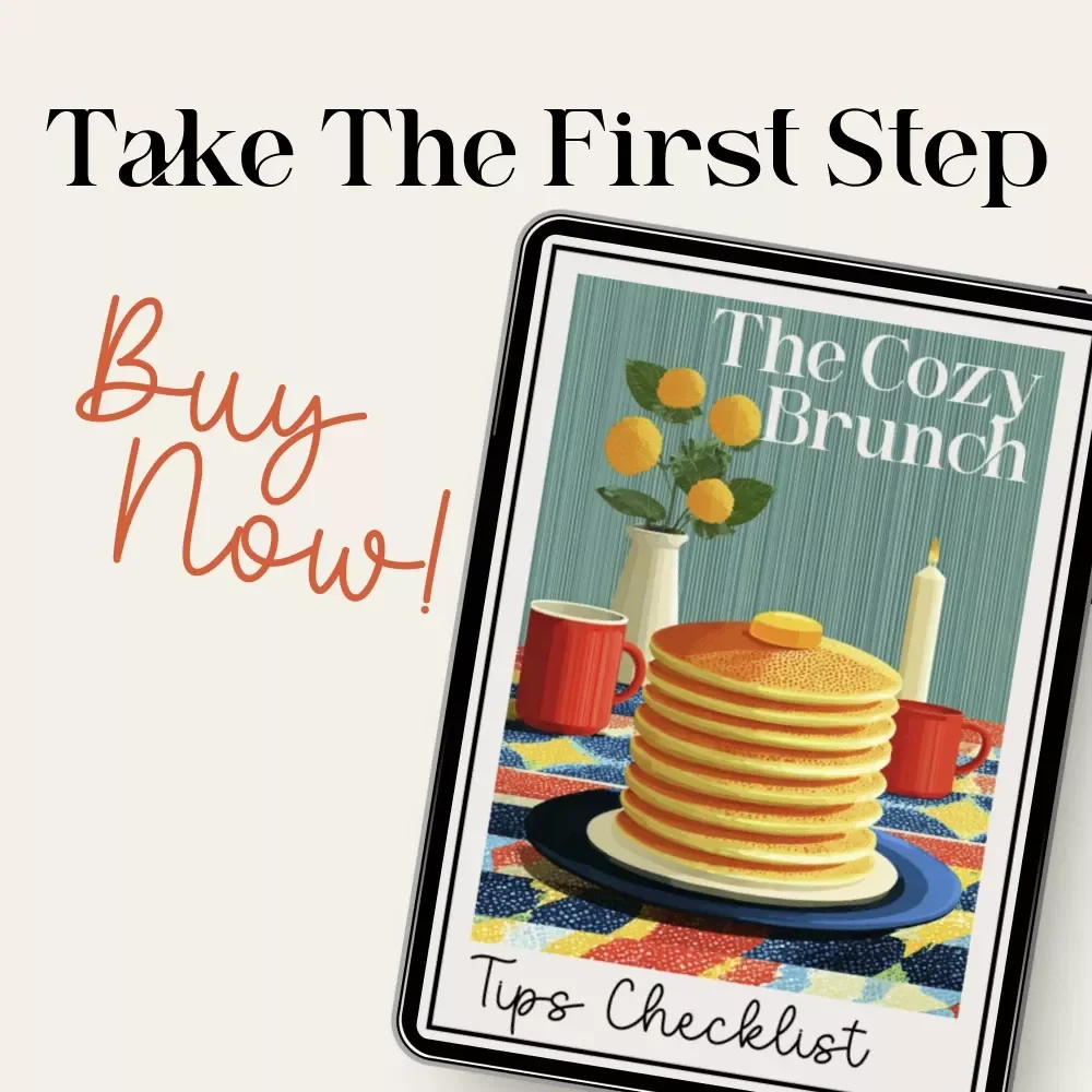 The Cozy Brunch Tips Checklist | Digital Download for Effortless Hosting | Simple, Stylish Tips for Cozy Brunch Ideas at Home