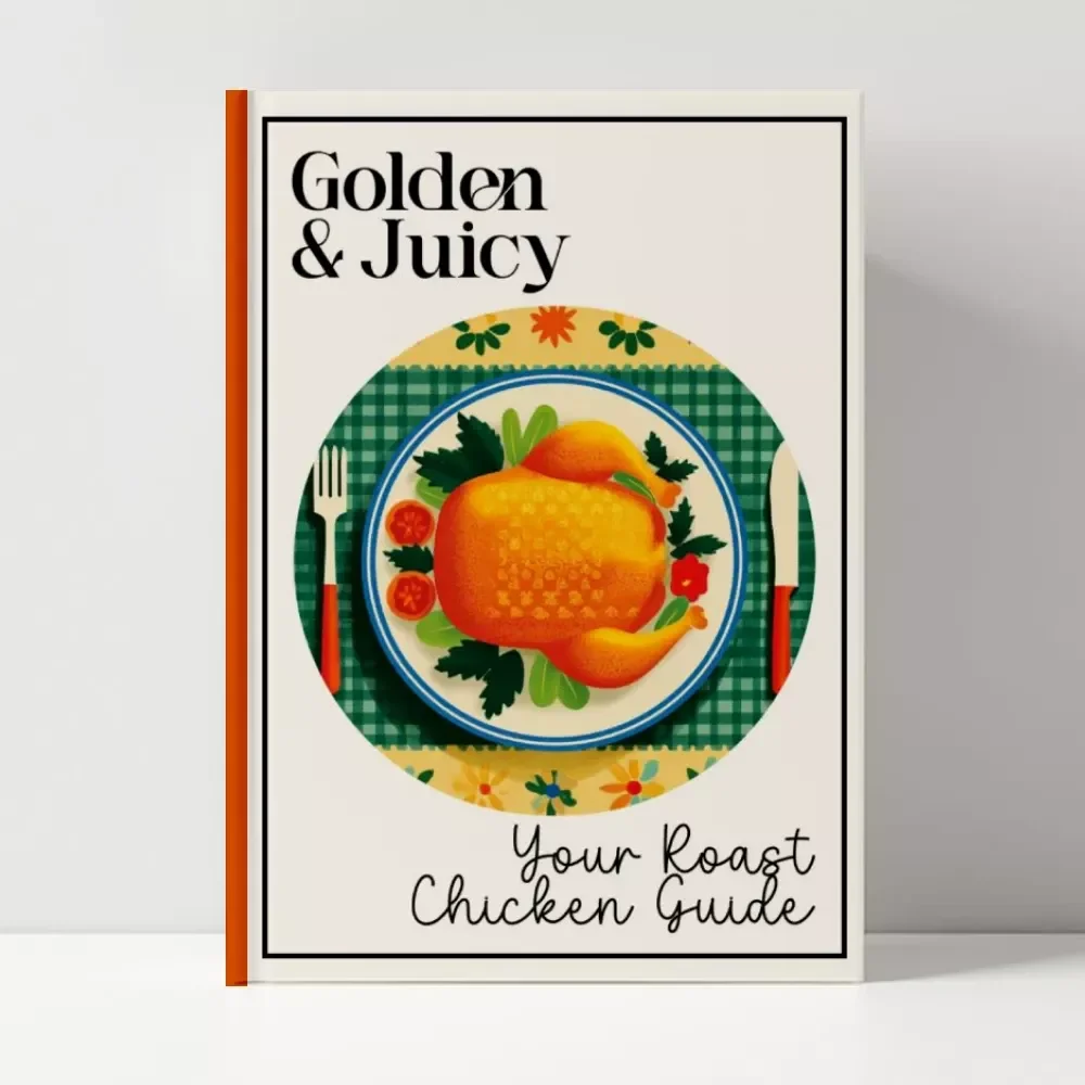 Golden & Juicy – Your Roast Chicken Guide | Ultimate Roast Chicken Recipe eBook | Printable Cooking Guide for Perfectly Crispy, Tender Chicken