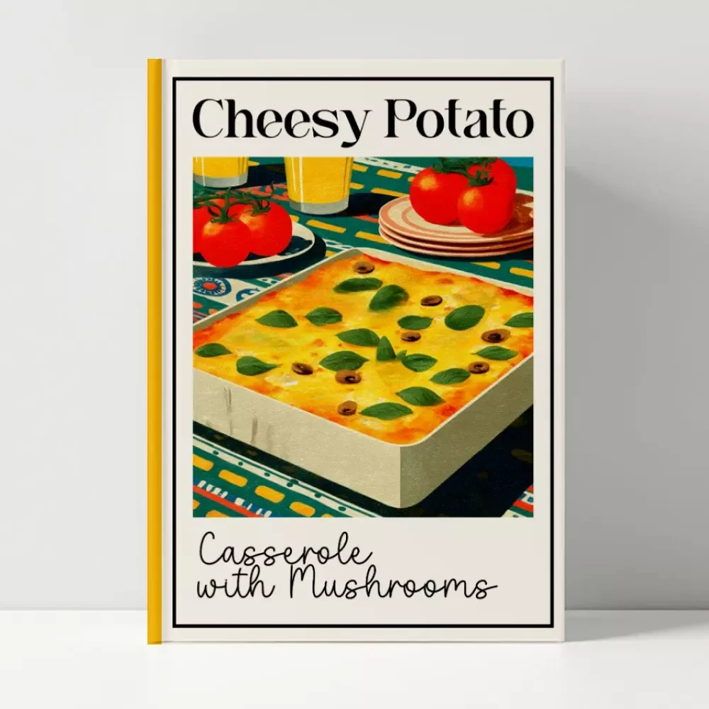 Cheesy Potato Casserole with Mushrooms | Ultimate Guide for Home Cooks | Easy Steps & how to make cheesy potato casserole with mushrooms | Printable eBook-Style Digital Download