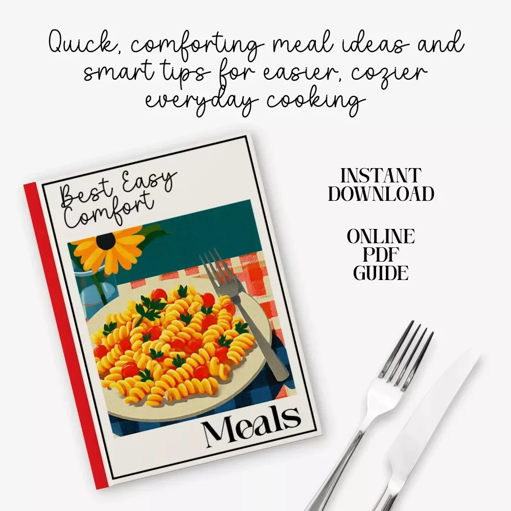 Best Easy Comfort Meals | Cozy Recipe eBook for Quick, Heartwarming Cooking | Simple One-Pot Classics, Healthy Comfort Swaps & AI Meal Planning Guide