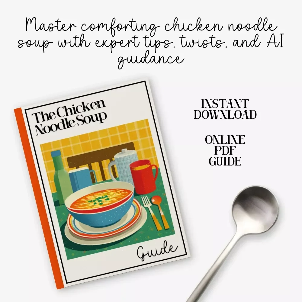 The Chicken Noodle Soup Guide – Ultimate Comfort Food eBook for Home Cooks | Cozy Kitchen Digital Download | chicken noodle soup recipe Guide