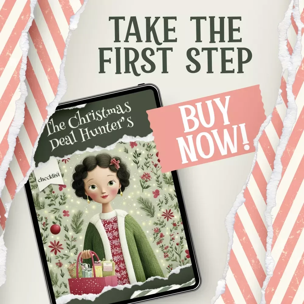 The Christmas Deal Hunter’s Checklist – Holiday Savings Planner, Budget & Gift Guide | Printable Digital Checklist for Smart Shoppers | how to find deals before christmas | Pre-Christmas Deal Strategy