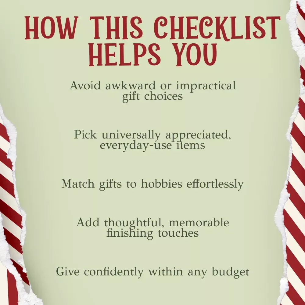 Secret Santa Survival Kit | Holiday Gifting Checklist | Festive Digital Download for Stress-Free Giving | best practical gifts for secret santa Guide