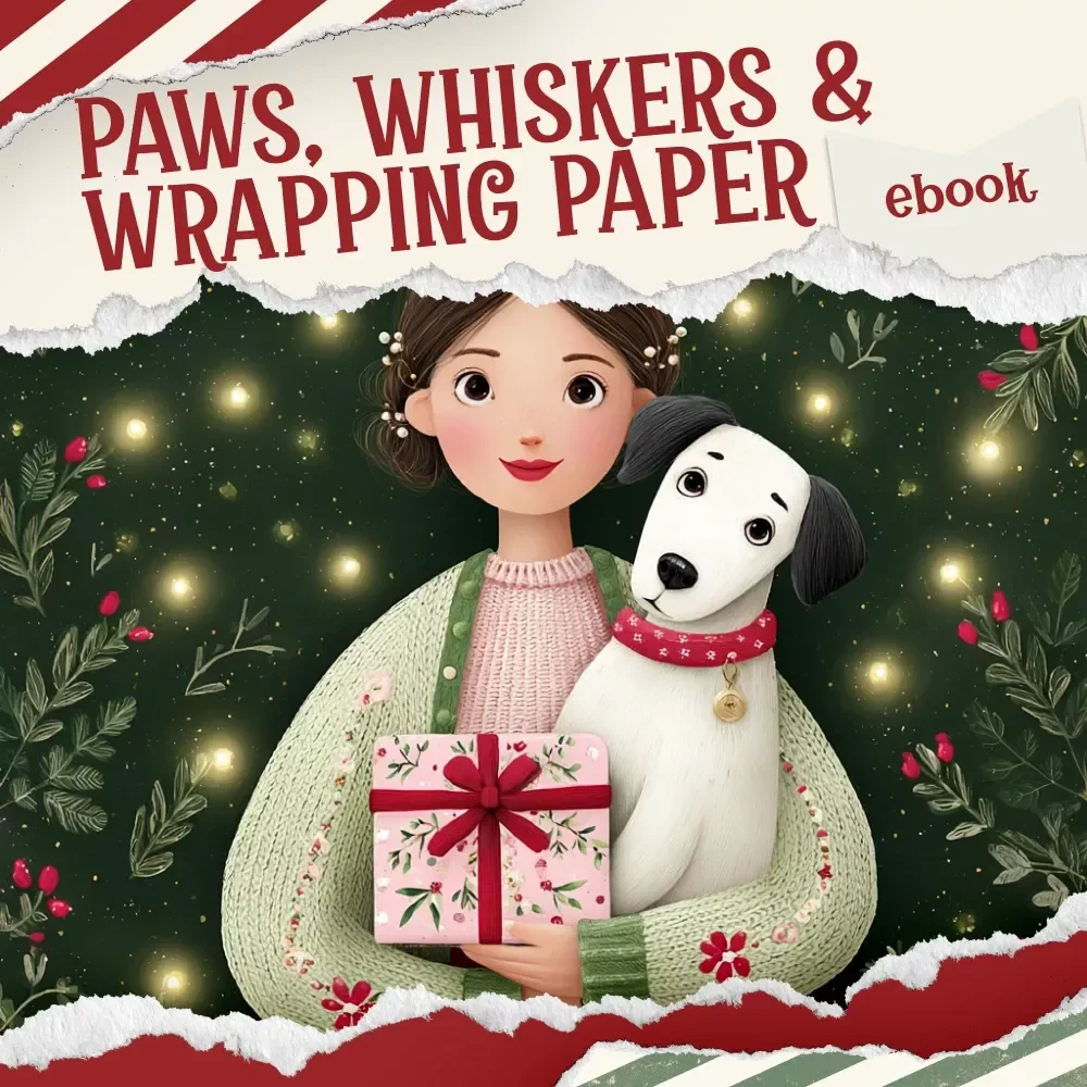 Paws, Whiskers & Wrapping Paper — Pet Lover Gift Guide | Digital Download | Holiday Pet Gift Ideas | Pet-Themed eBook for Dog, Cat & Exotic Pet Owners