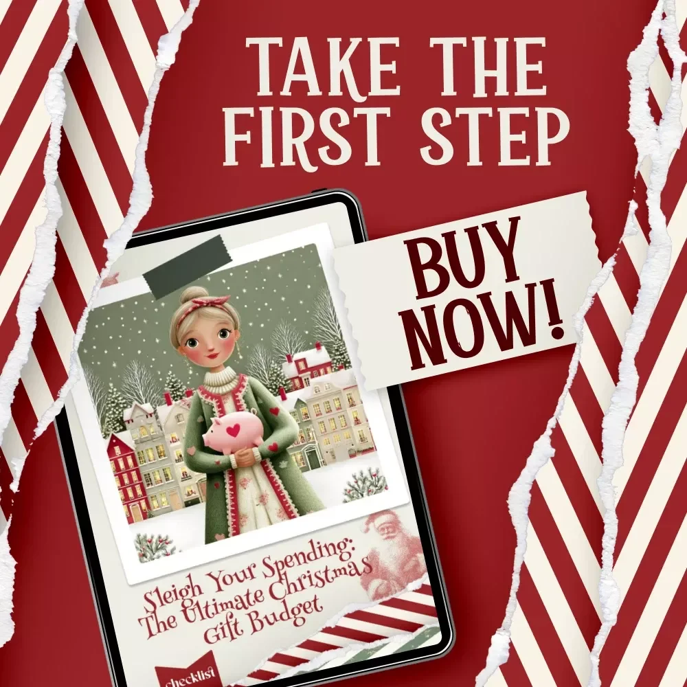 The Ultimate Christmas Gift Budget Checklist | Holiday Spending Planner | Printable Guide for How to Set a Budget for Christmas Gifts