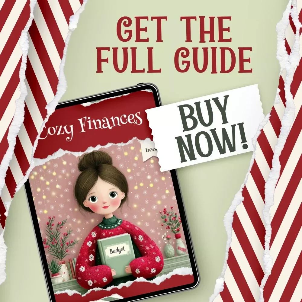Cozy Finances | Christmas Budget Planner eBook for Families | Holiday Money Guide | how to plan a christmas family budget | Festive Savings & Stress-Free Planning