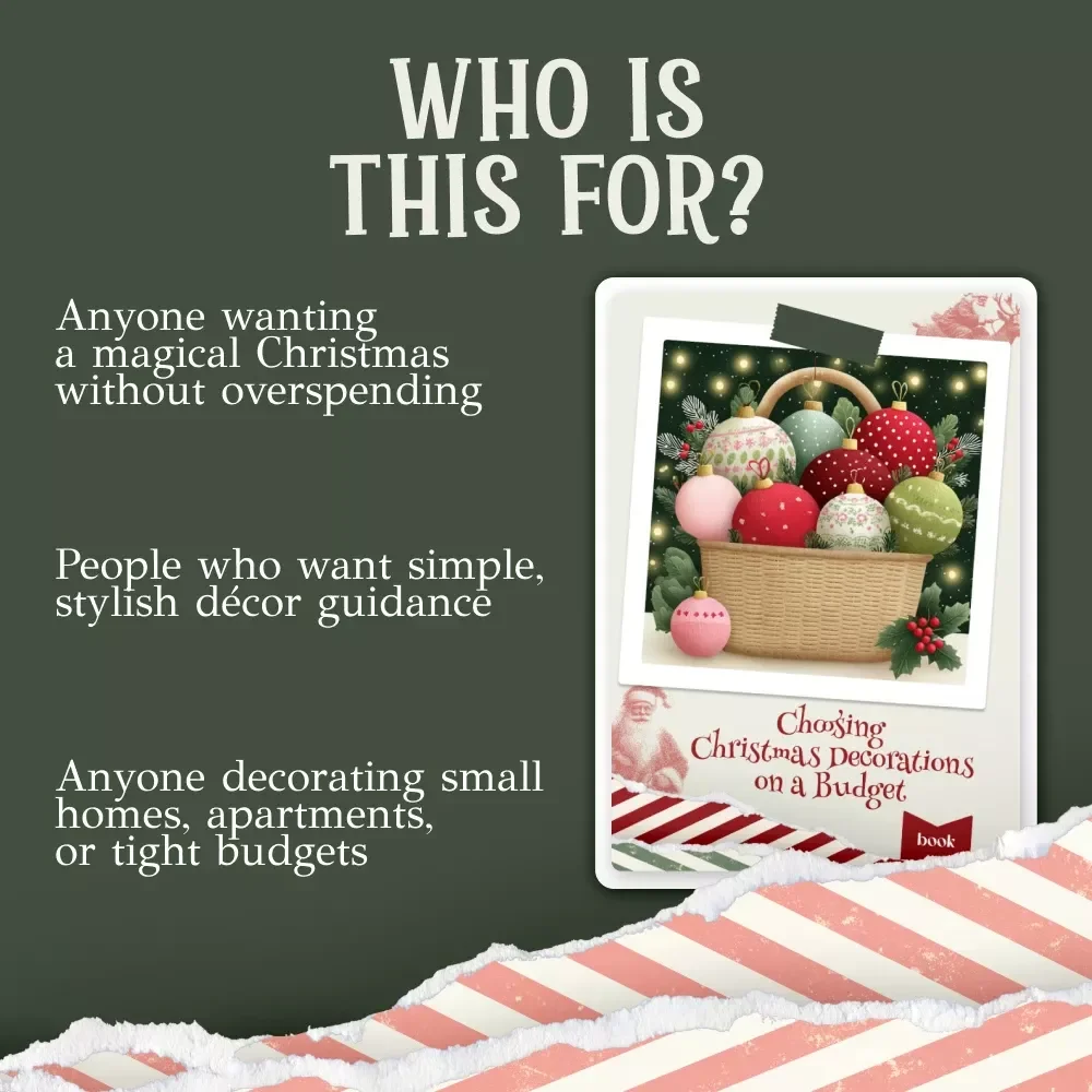 Choosing Christmas Decorations on a Budget | Practical Holiday eBook for Smart Seasonal Styling | best way to choose christmas decorations on a budget Guide