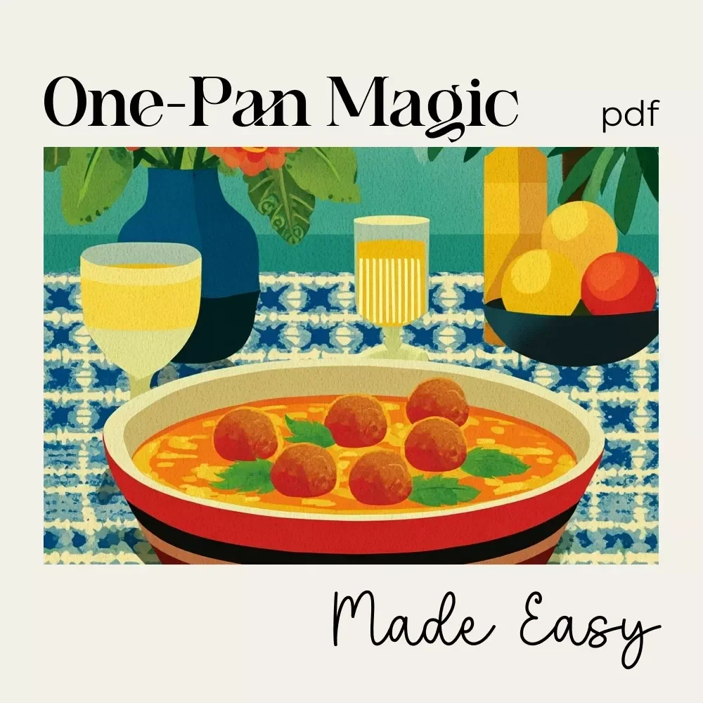 One-Pan Magic Made Easy | ChatGPT One-Pan Recipes Based on Ingredients | Printable Cooking Checklist | Simple One-Pan Meal Guide